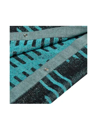 Serviette Turquoise/Noir Homme Adidas Wrap Towel 2