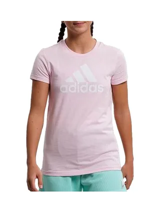 T-Shirt Rose Fille Adidas Bl 2