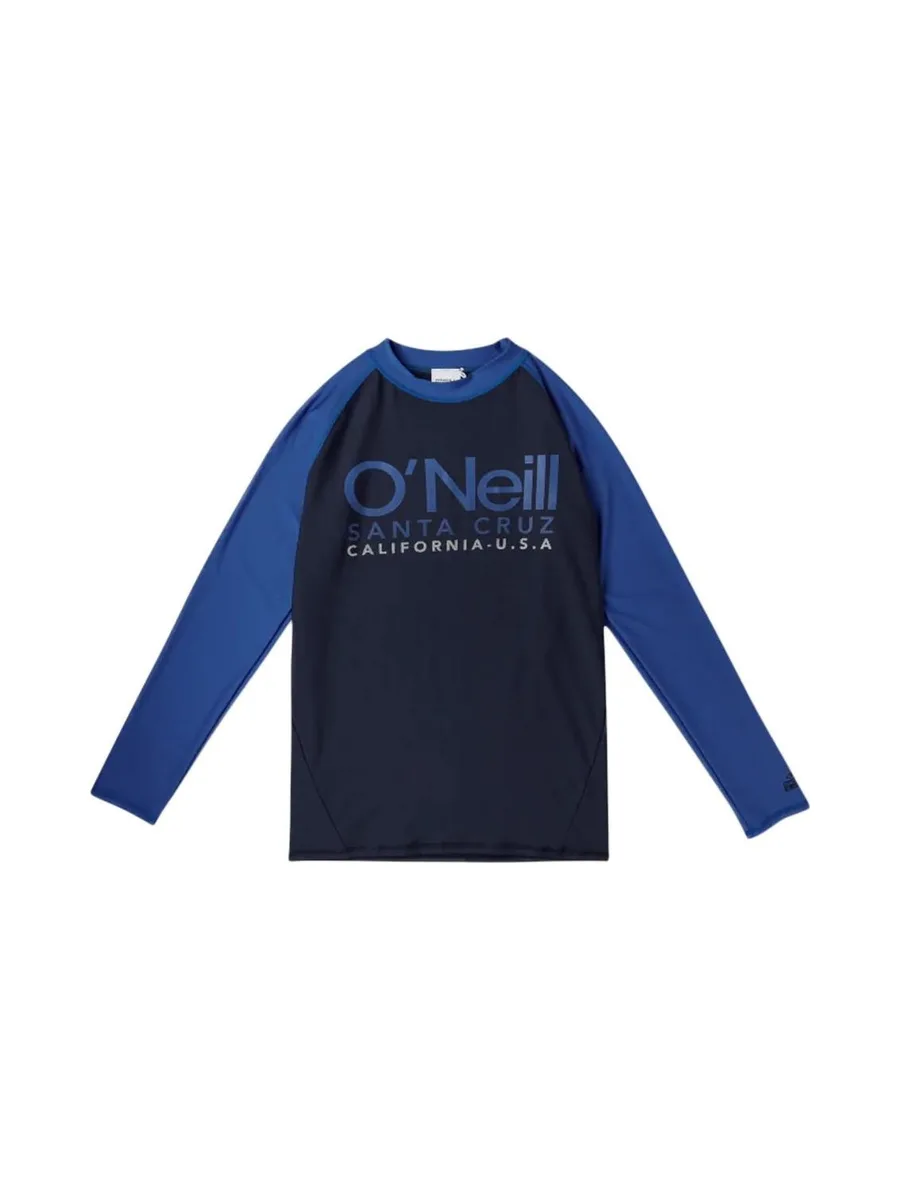 Lycra Manches Longues Noir/Bleu fluo Garçon O'Neill Cali 1