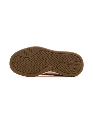 Baskets Blanches/Orange Garçon Puma Caven Iii Retro 5