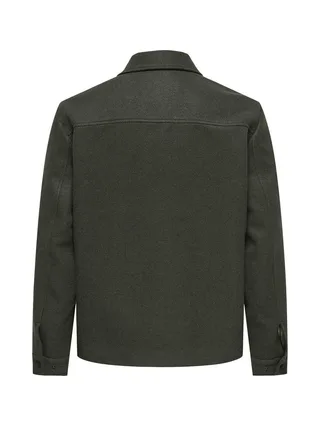 Veste Verte Homme Only & Sons Ponnor 2