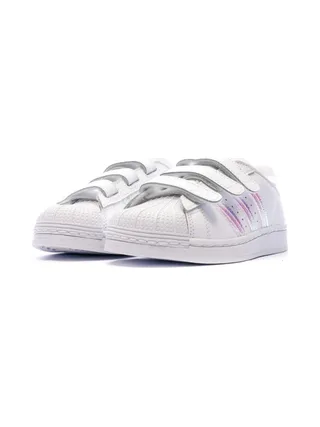 Baskets Blanches Fille Adidas Superstar Cf C 6
