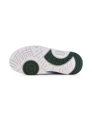 Baskets Blanches/Kaki Garçon Lacoste Court Sneakers 5