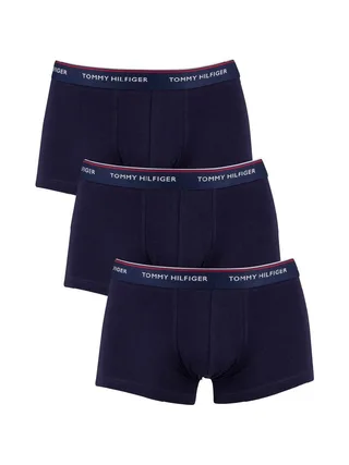 x3 Boxers Marine Homme Tommy Hilfiger Trunk 1