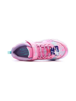Baskets Roses/Mauves Fille Skechers Infinite Heart 4