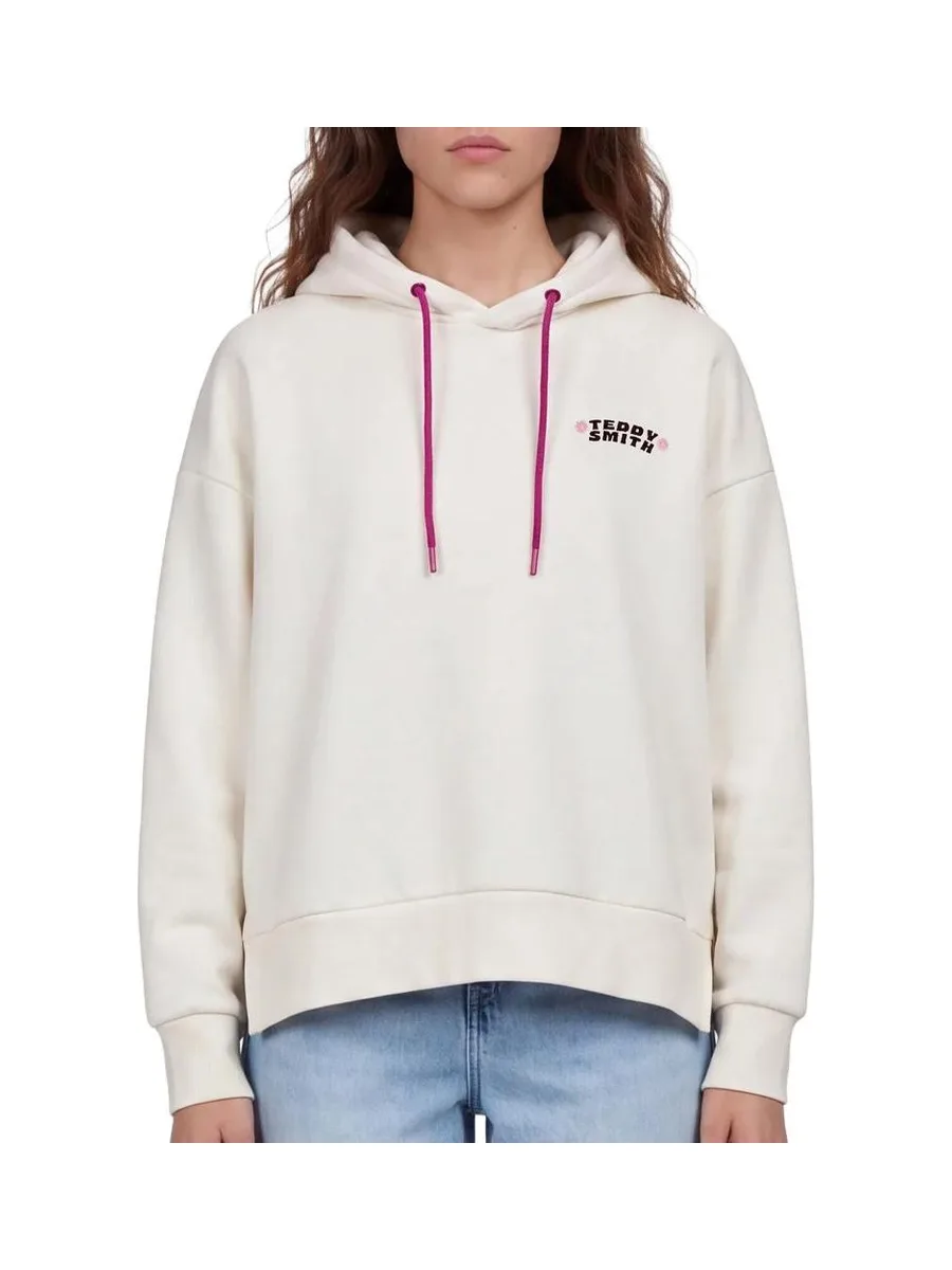Sweat Blanc Femme Teddy Smith Bird 2