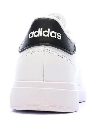 Baskets Blanc/Noir Junior Adidas Advantage 3