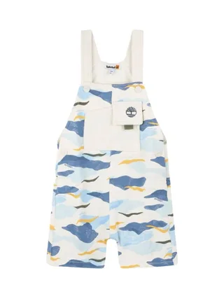Salopette Blanc/Bleu Garçon bébé Timberland T60181 1