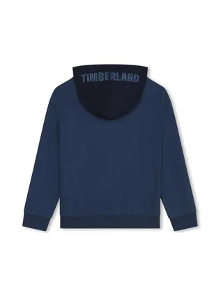 Sweat Zippé Bleu Garçon Timberland Cardigan 2