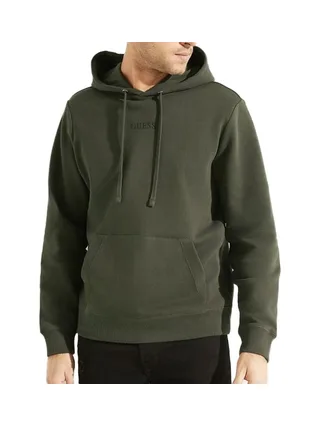 Sweat à Capuche Kaki Homme Guess Roy 1