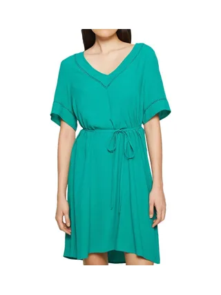 Robe Vert Femme Vila Detail 1