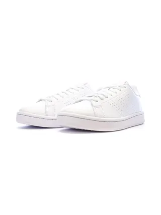 Baskets Blanches/Roses Fille Adidas Advantages 6