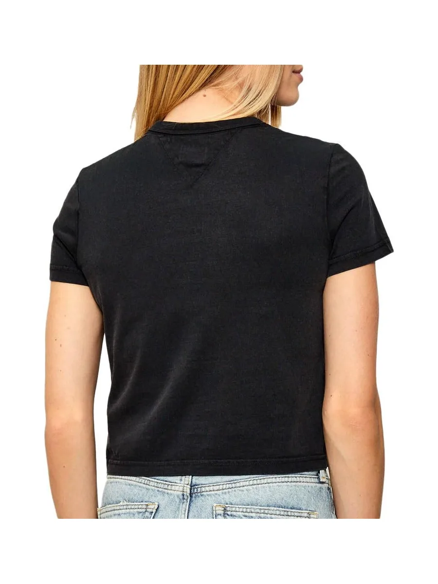 T-Shirt Noir Femme Tommy Hilfiger DW0DW21533 3
