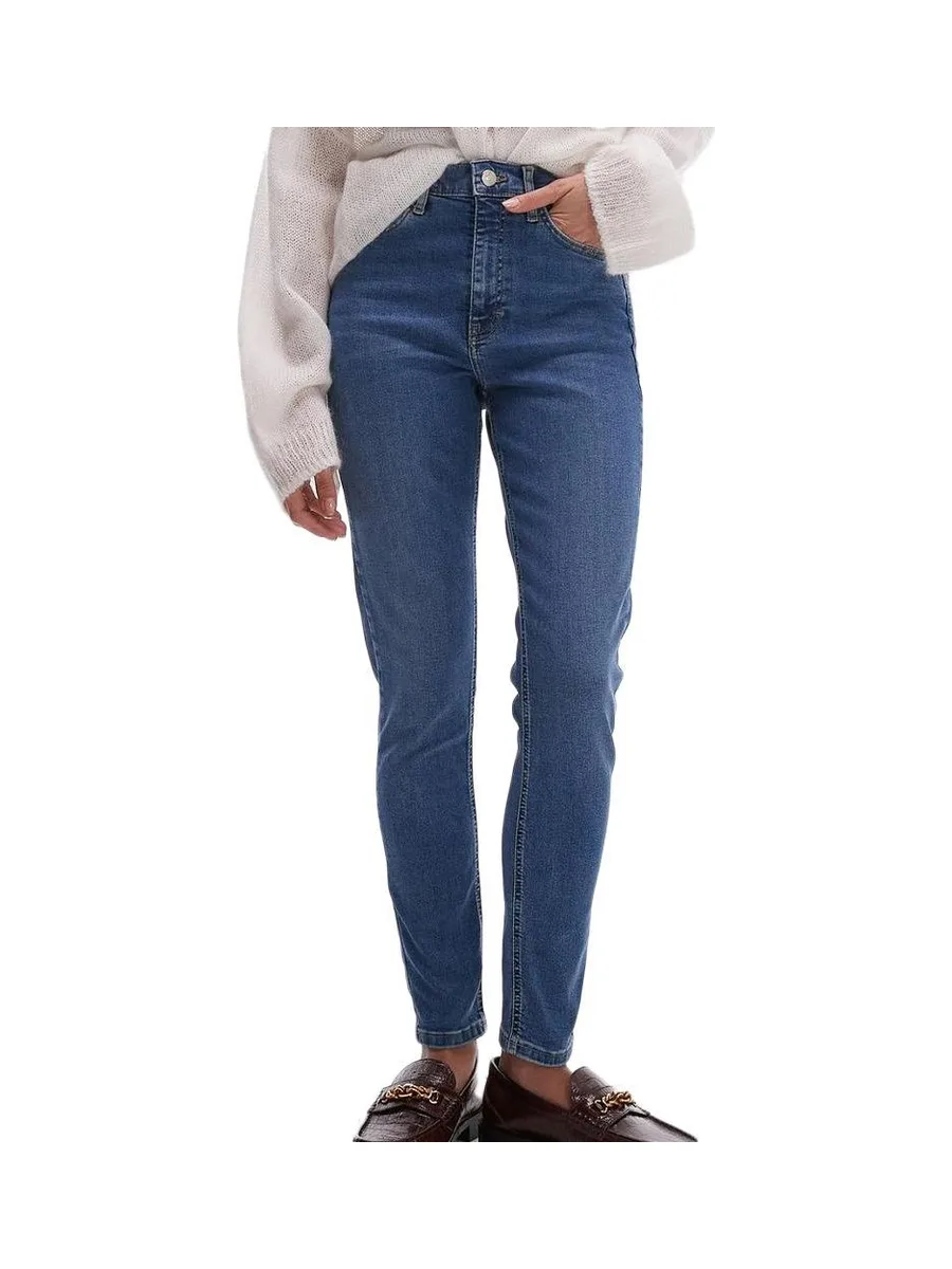 Jean Bleu Femme Topshop Jamie Hr Slim 2