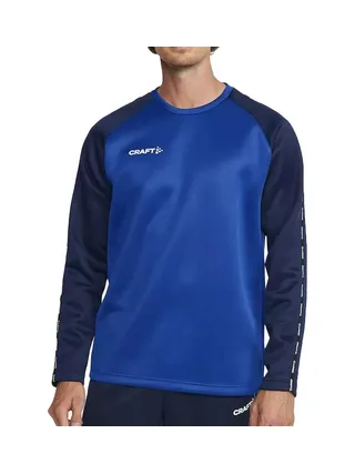 Sweat Bleu Homme Homme Craft Crewneck 1