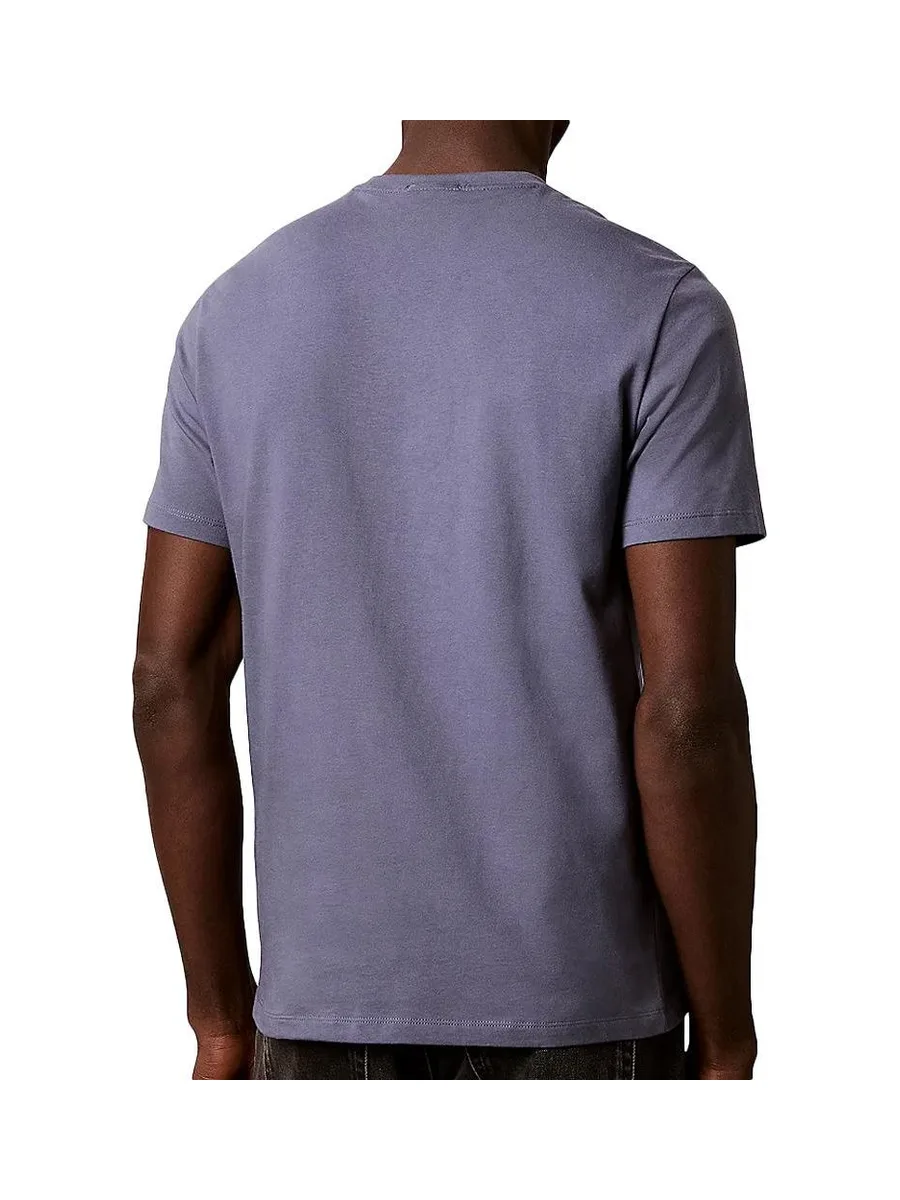 T-Shirt Gris Bleuté Homme Calvin Klein Jeans Classic Monogram 3