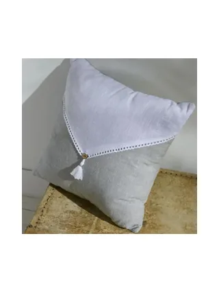 Coussin déhoussable Grise/Blanche Today Charme 2
