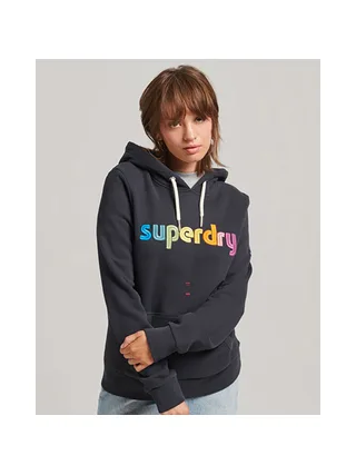 Sweat à capuche SUPERDRY Vintage Cl Rainbow 2