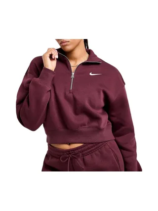 Sweat Zippé Violet Femme Nike Nsw Style 1