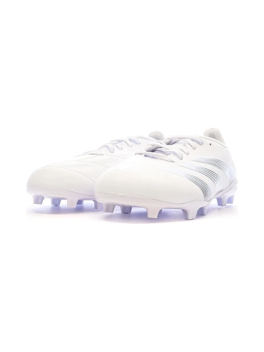 Chaussures de Foot Blanches Junior Adidas Predator League FG 6