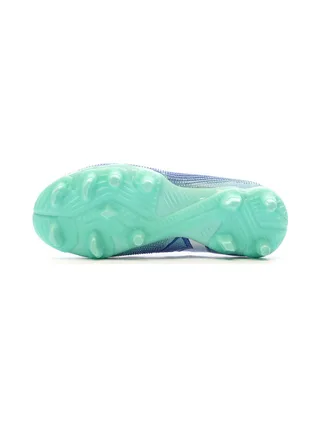 Chaussures de Foot Bleues Enfant Puma Future 7 Match FG/AG 5