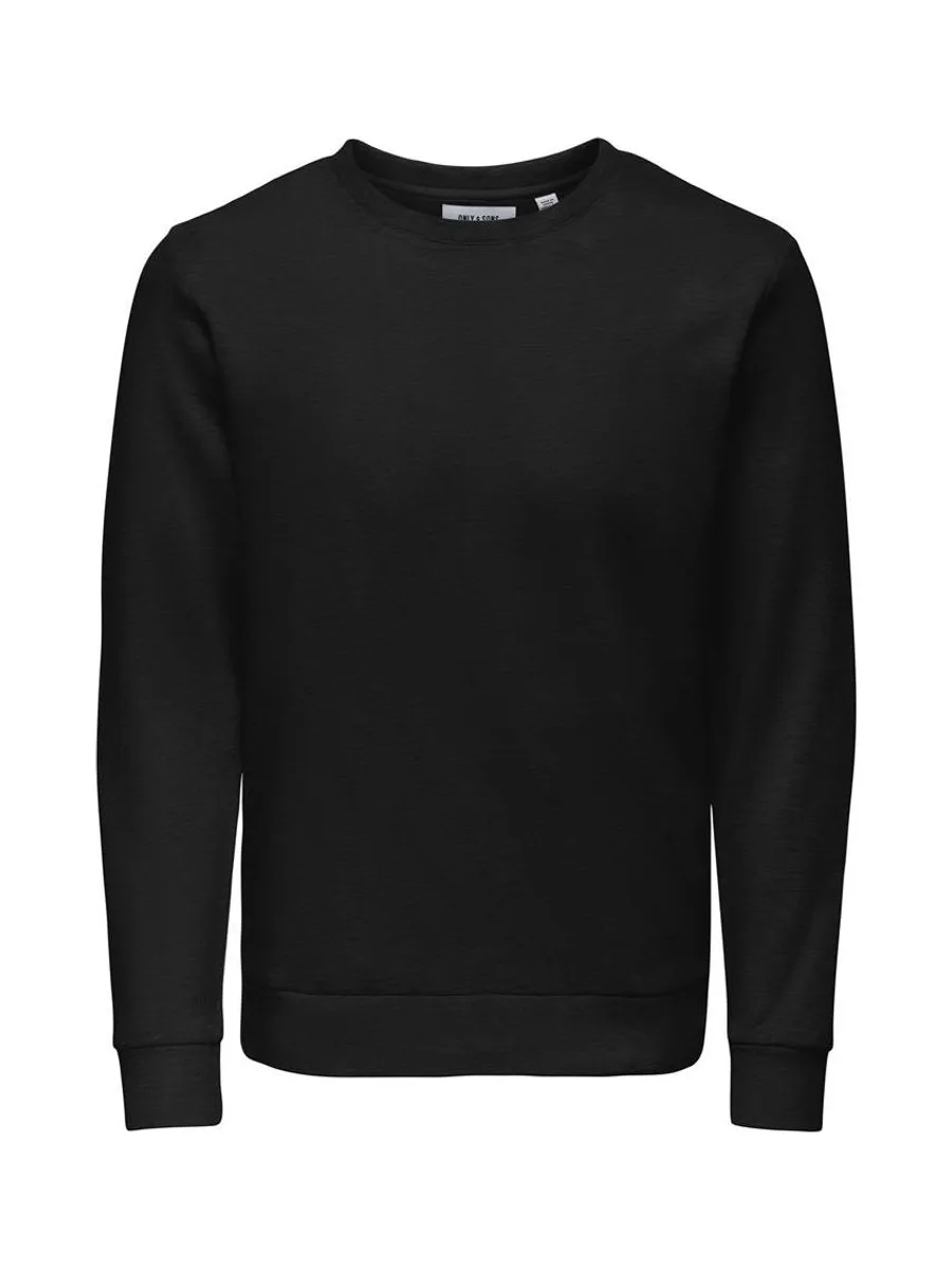 Sweat Noir Homme Only & Sons Chase 2
