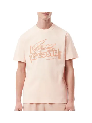T-shirt Rose Homme Lacoste TH0284 1