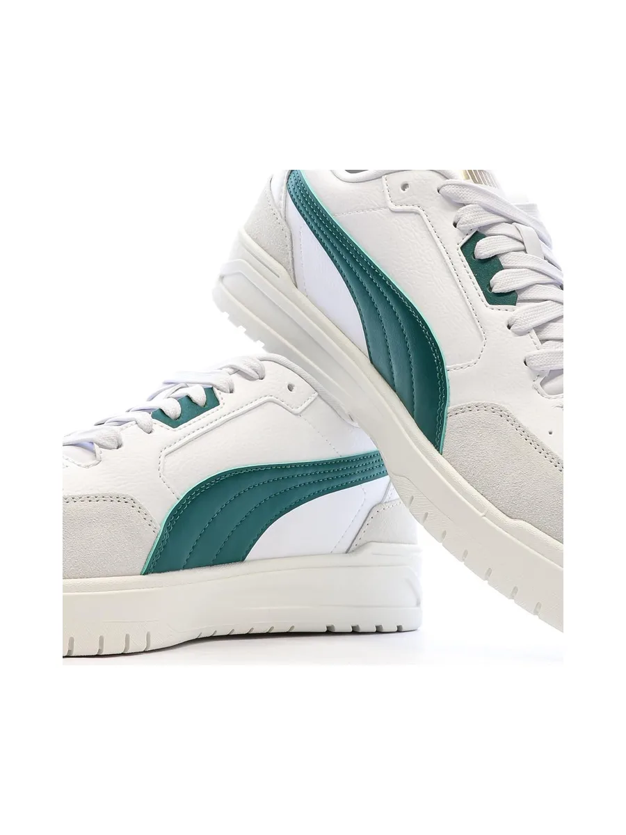 Baskets Blanc/Vertes Homme Puma Shuffle 8