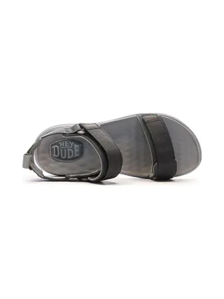 Sandales Grises Homme Hey Dude Carson 40712 4