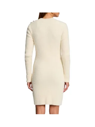 Robe Ecru Femme Morgan Duveteuse 2