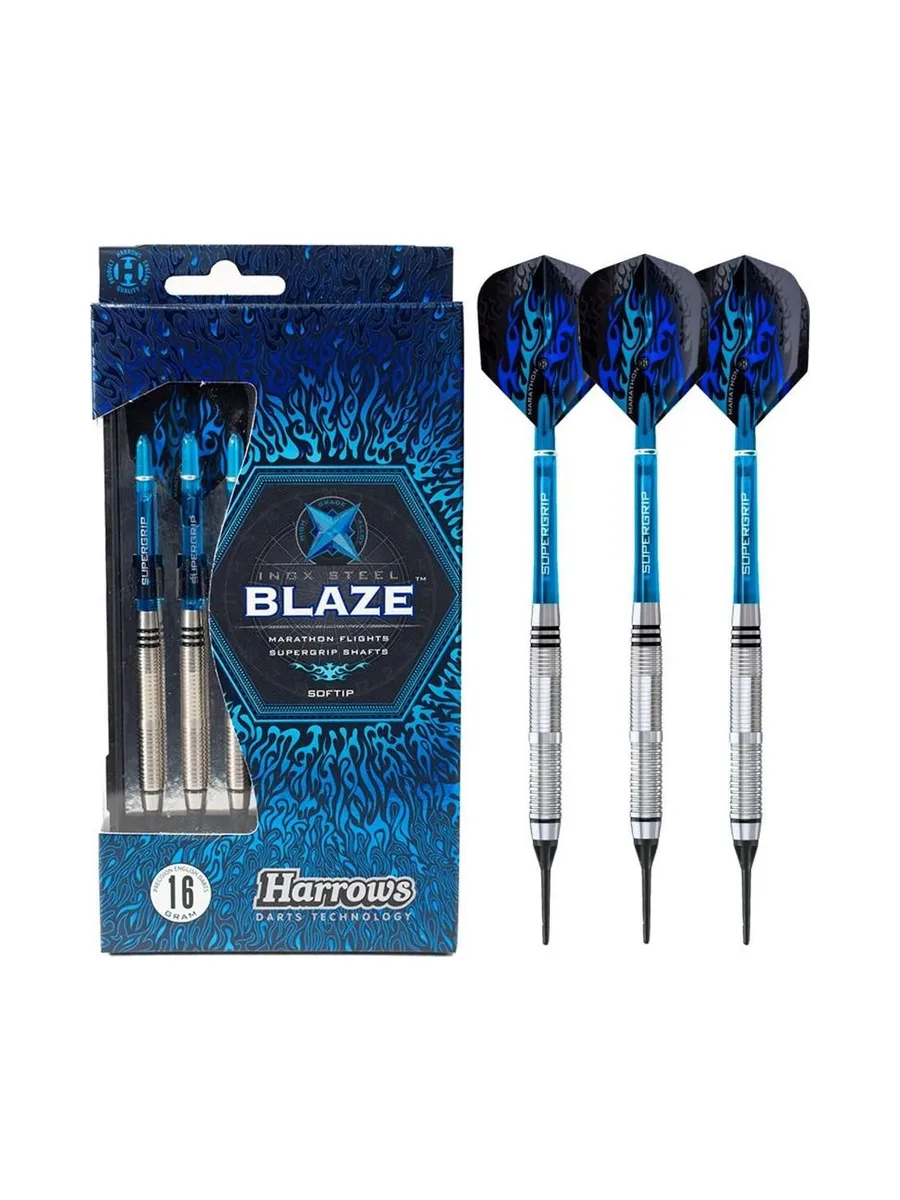 Fléchettes HARROWS Blaze 18GR pointe nylon B 2