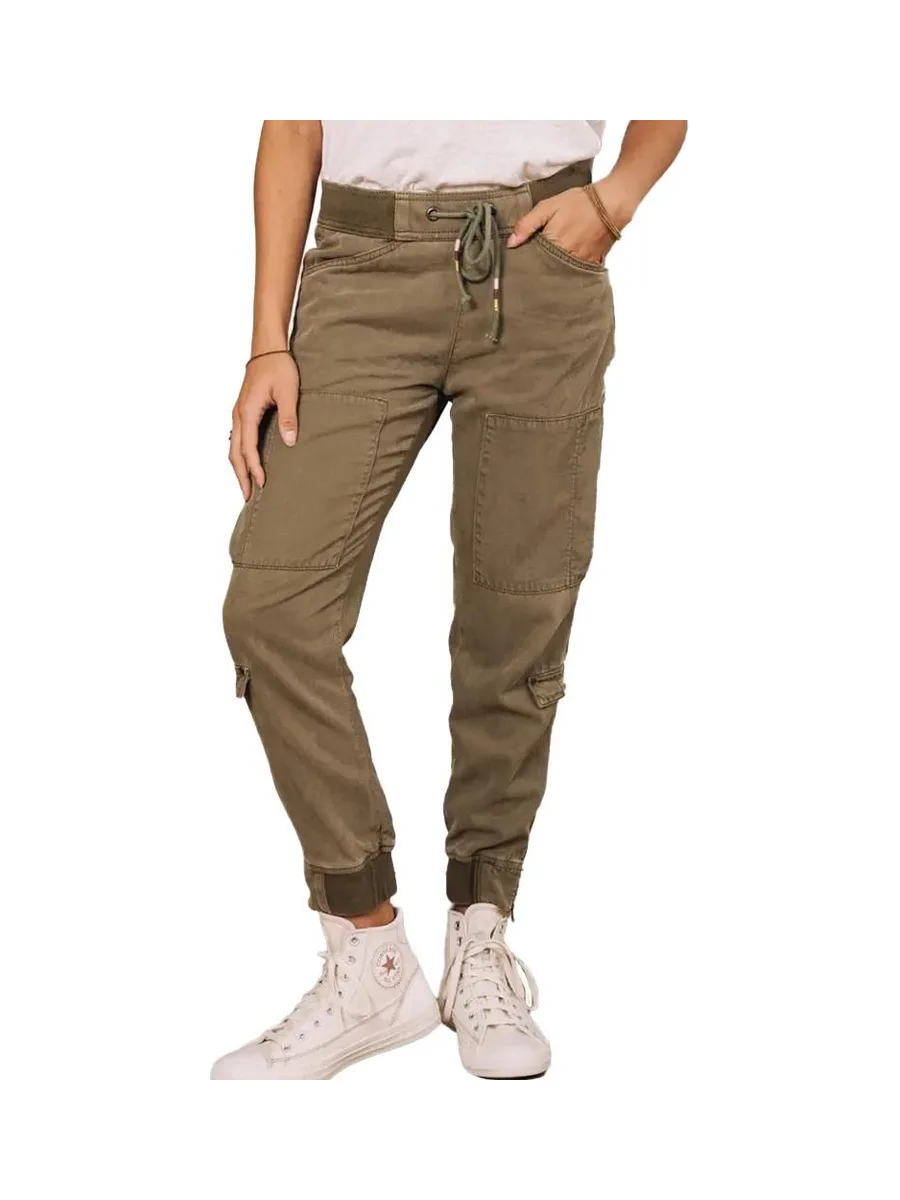 Pantalon fluide Kaki Celine Denim Mauricia 2