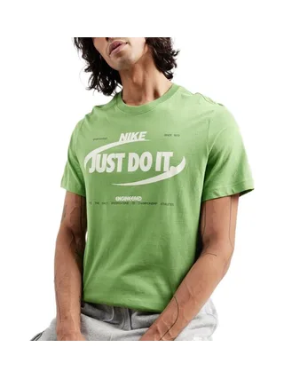 T-Shirt Vert Homme Nike Just Do It 1