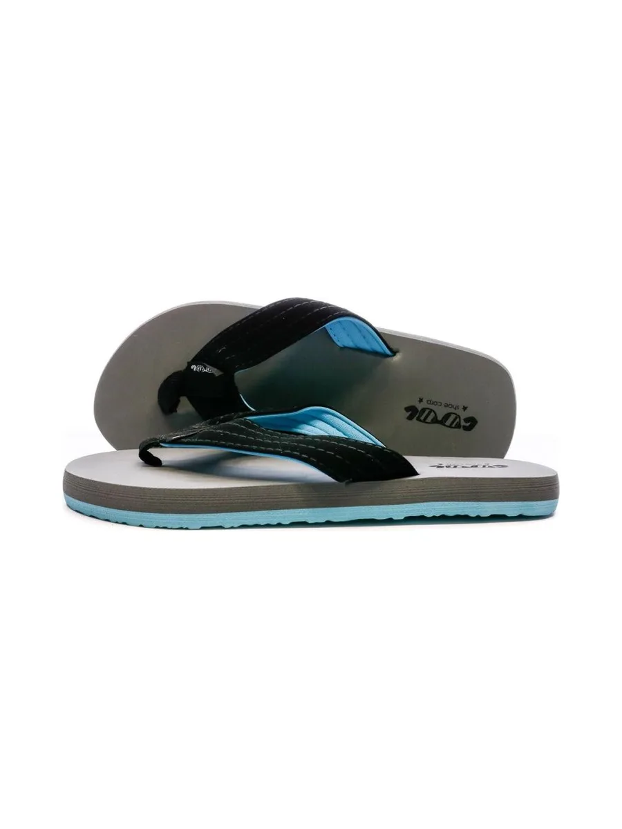Tongs Grise et Noir Garçon Cool Shoe DONY BOY 2