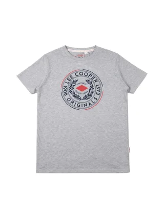 T-Shirt Gris Lee Cooper LCN822 2