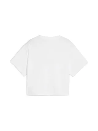 Crop top Blanc/Violet Fille Puma 845346 2