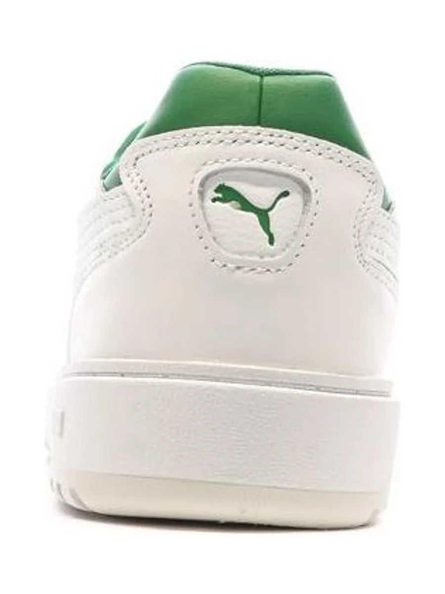 Baskets Blanches/Vertes Homme Puma Doublecourt03 4