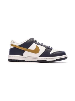 Baskets Bleu/Marron Junior Nike Dunk Low 2
