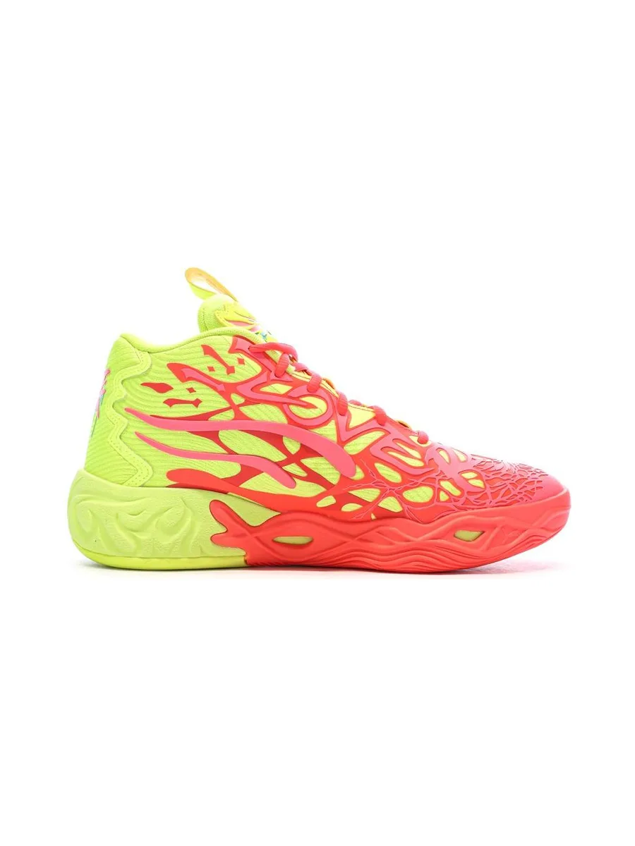 Chaussures de Basketball Jaune/Rose Puma Mb.04 1love 2
