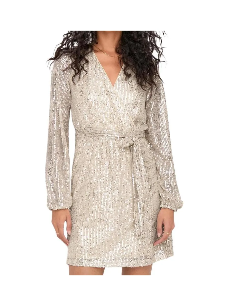 Robe à Sequins Rose Poudré Femme JDY Carmen 2