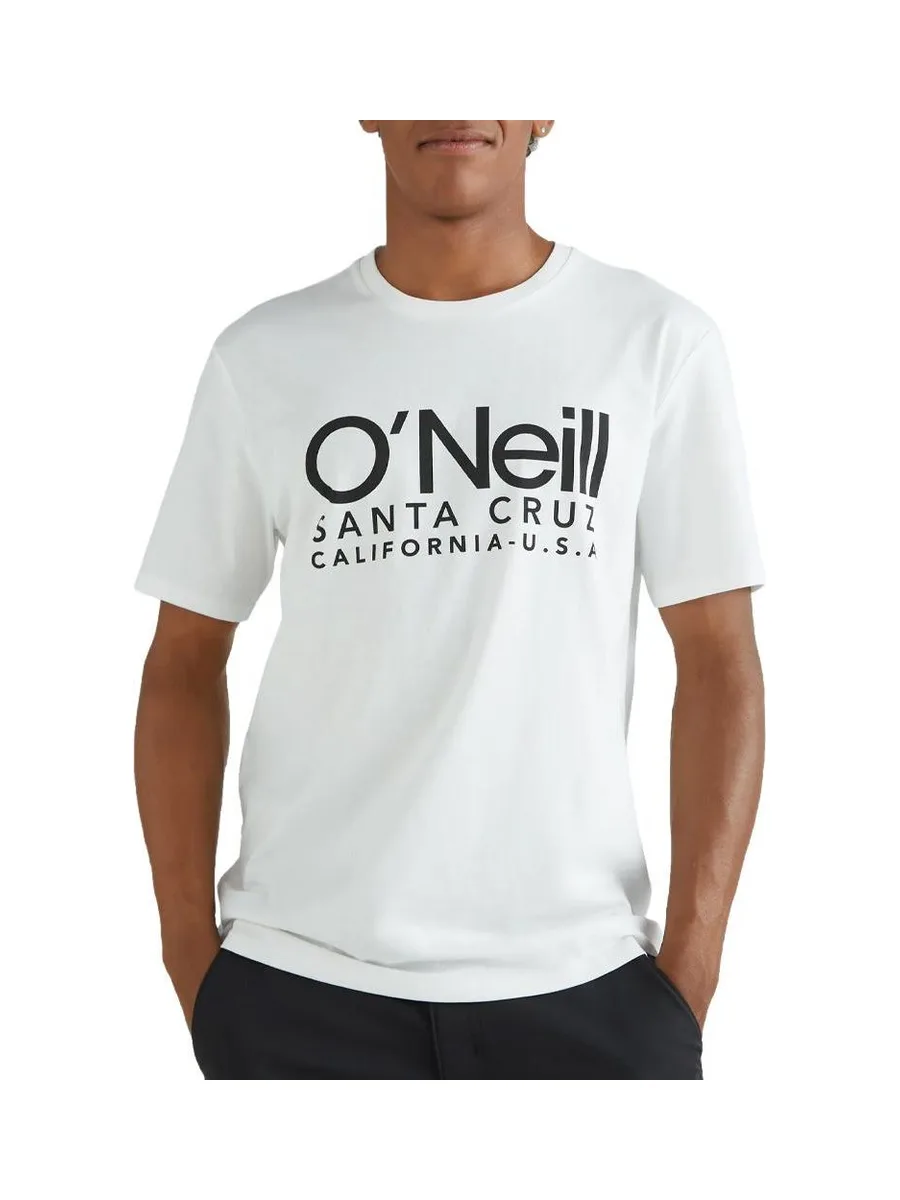 T-Shirt Blanc/Noir Homme O'Neill Cali 2