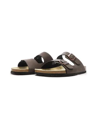 Sandales Marrons Lisses Homme Schott Arthur 4