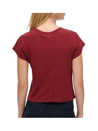 T-shirt Rouge Femme Superdry Athletic Essential 3