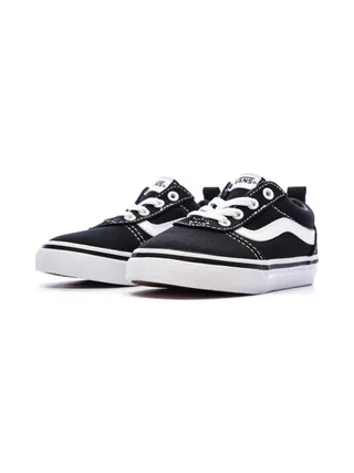 Baskets Noires/Blanches Enfant Vans Ward Slip-on 6