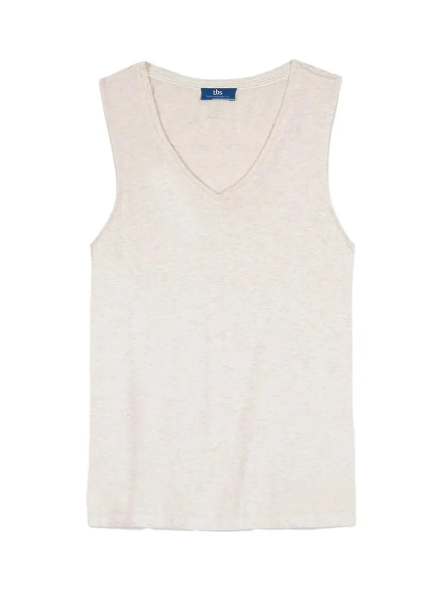 Débardeur Blanc Femme TBS ADINADEBP 2