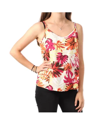 Top Beige/Orange Femme Only Nova Life Paris 1