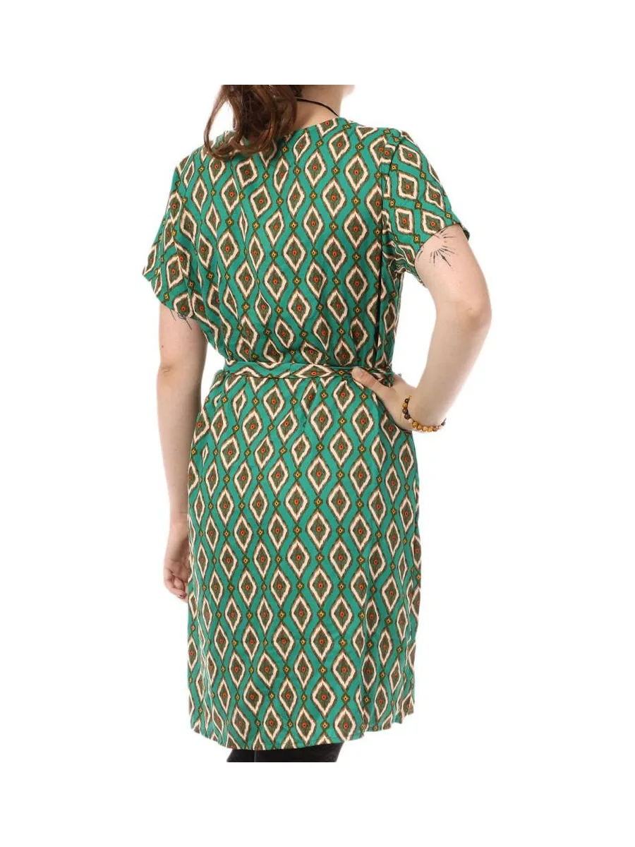 Robe à motifs Verte Femme Only Leah 2
