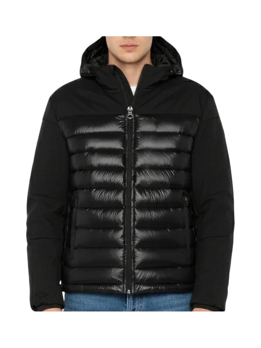 Doudoune Noire Homme Schott 2