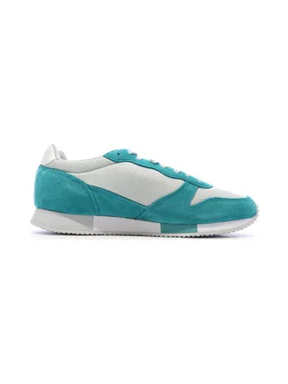 Baskets Blanches/Turquoises Femme Le Coq Sportif Alpha 2