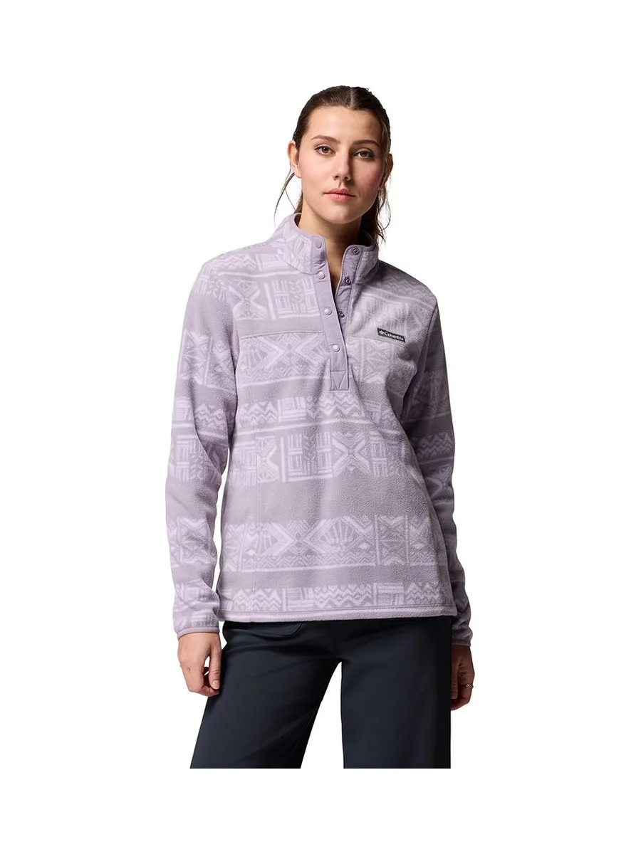 Sweat-shirt polaire imprimé à demi-boutons-pression COLUMBIA Benton Springs 2